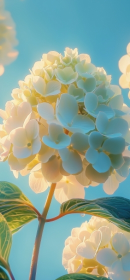 绣球花的柔美时光自然治愈